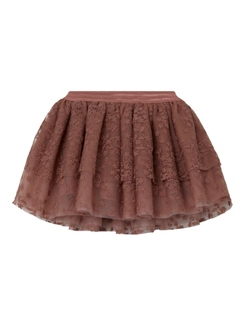 Lil' Atelier Tulle skirt - Burlwood