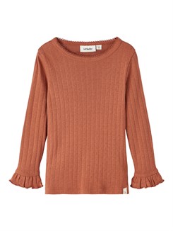 Lil' Atelier Rachel LS Top - Baked clay