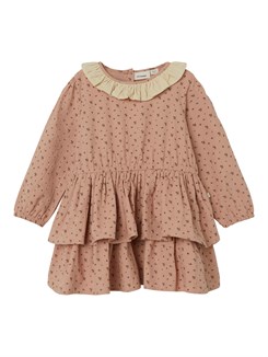 Lil' Atelier Fola LS dress - Sirocco