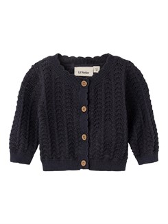 Lil' Atelier Gliva LS knit cardigan - Periscope