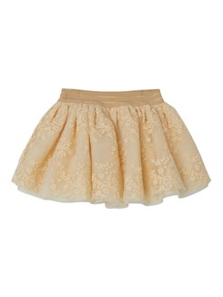 Lil' Atelier Ronja LS Tulle skirt - Wood Ash