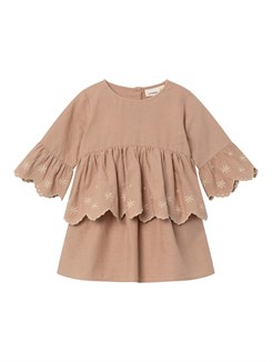 Lil' Atelier Frosita LS dress - Nougat