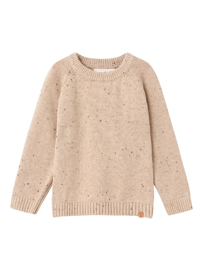Lil\' Atelier Galto LS knit - Warm sand