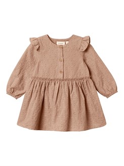 Lil' Atelier Frumina LS dress - Nougat