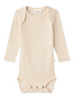 Lil' Atelier Nimo LS wool body - Sandshell