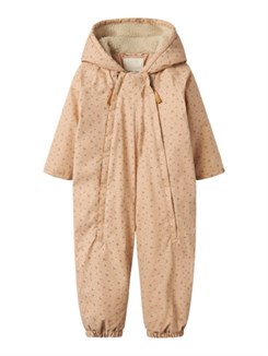 Lil' Atelier Gerda baby padded snowsuit - Rugby Tan