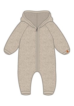 Lil' Atelier Naolin sherpa suit - Sandshell