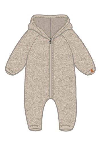 Lil\' Atelier Naolin sherpa suit - Sandshell