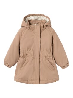 Lil' Atelier Gerda padded long jacket - Beaver fur