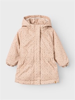 Lil' Atelier Gerda padded long jacket - Rugby Tan