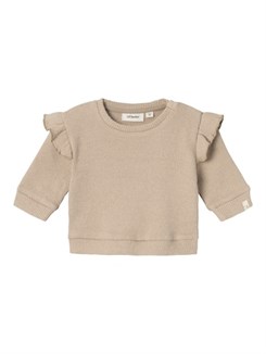 Lil' Atelier Sophia LS loose top - Travertine