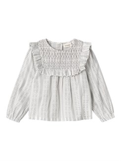 Lil' Atelier Kenja LS loose shirt - Coconut milk