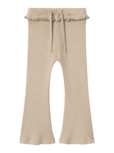 Lil\' Atelier Sophia bootcut leggings - Travertine