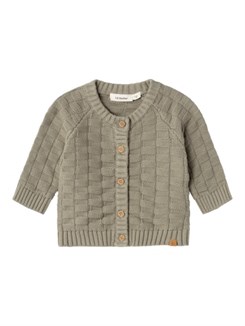 Lil' Atelier Larson LS knit cardigan - Laurel Oak