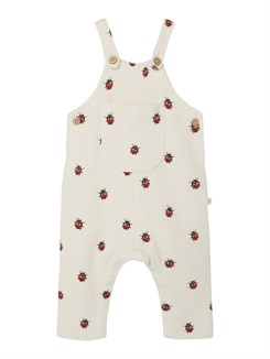 Lil' Atelier Fronja sweat overall - Whitecap ladybugs