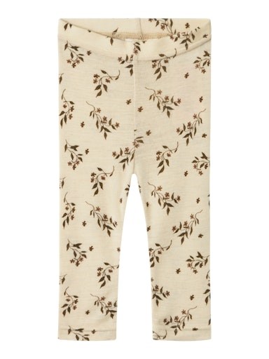 Lil\' Atelier Nimo wool leggings - Sandshell