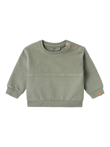 Lil\' Atelier Momads LS sweatshirt - Seagrass