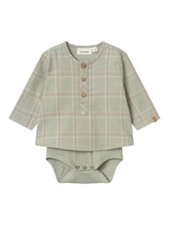 Lil' Atelier Modo LS bodyshirt - Seagrass