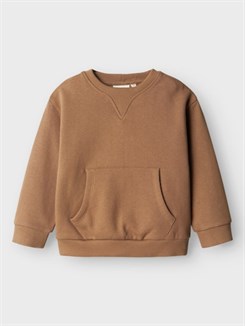 Lil' Atelier Jobo LS sweatshirt - Sepia Tint