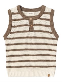 Lil' Atelier Emlen knit vest - Birch 