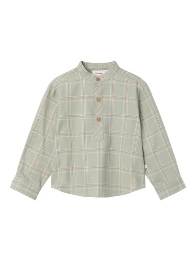 Lil\' Atelier Modo LS reg shirt - Seagrass