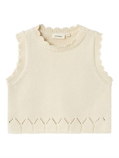 Lil' Atelier Framla knit vest - Turtledove