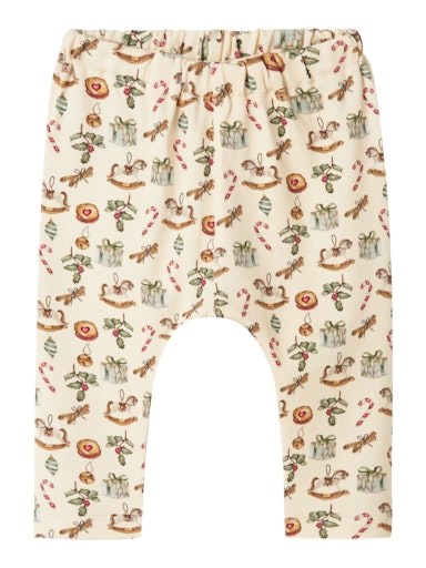 Lil\' Atelier Gio loose pants - Turtledove christmas