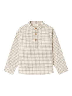 Lil' Atelier Damino LS loose shirt - Turtledove