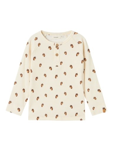 Lil\' Atelier Gavo LS slim top - Turtledove acorn