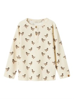 Lil' Atelier Gavo LS slim top - Turtledove duck