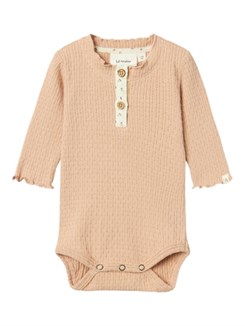 Lil' Atelier Frea LS slim body - Rugby Tan