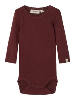 Lil' Atelier Rachel LS slim body - Spiced Apple