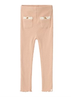 Lil' Atelier Frea slim leggings - Rugby Tan