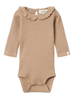 Lil' Atelier Sophia LS slim body - Rugby tan