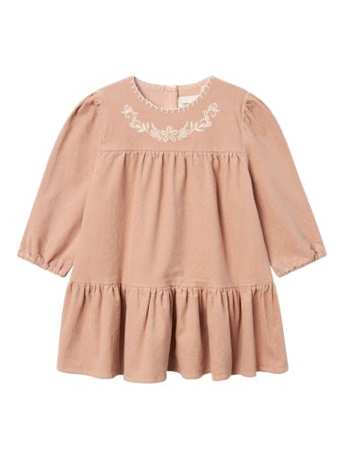 Lil\' Atelier Frevelle LS cord dress - Rugby tan