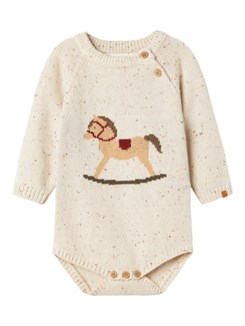 Lil' Atelier Galto knit body - Turtledove