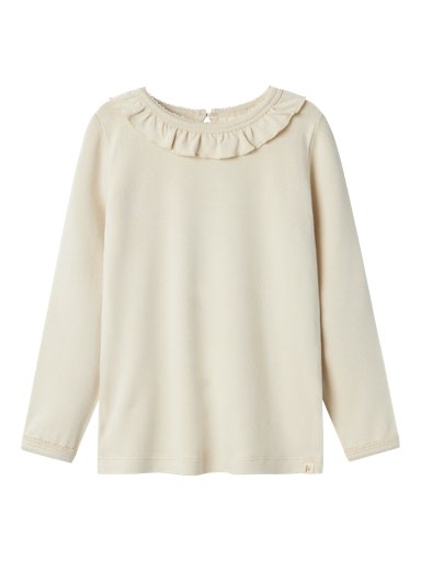 Lil\' Atelier Saba LS slim top - Turtledove