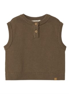 Lil' Atelier Ramlo knit vest - Shitake