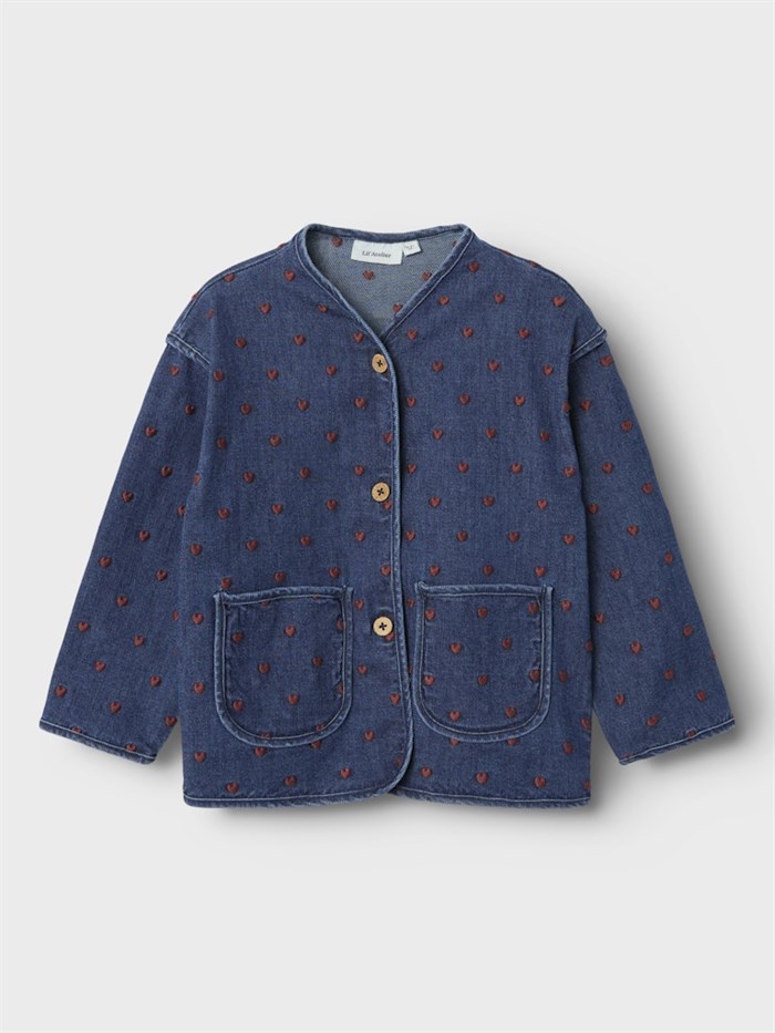 Lil\' Atelier Liva jacket - Dark Blue Denim