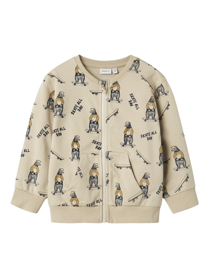 Name it Longan LS sweat cardigan - Peyote