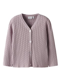 Name it Kind LS knit cardigan - Burnished Lilac