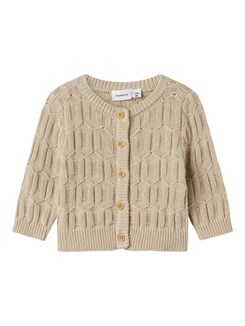 Name Lomma LS knit cardigan - Peyote