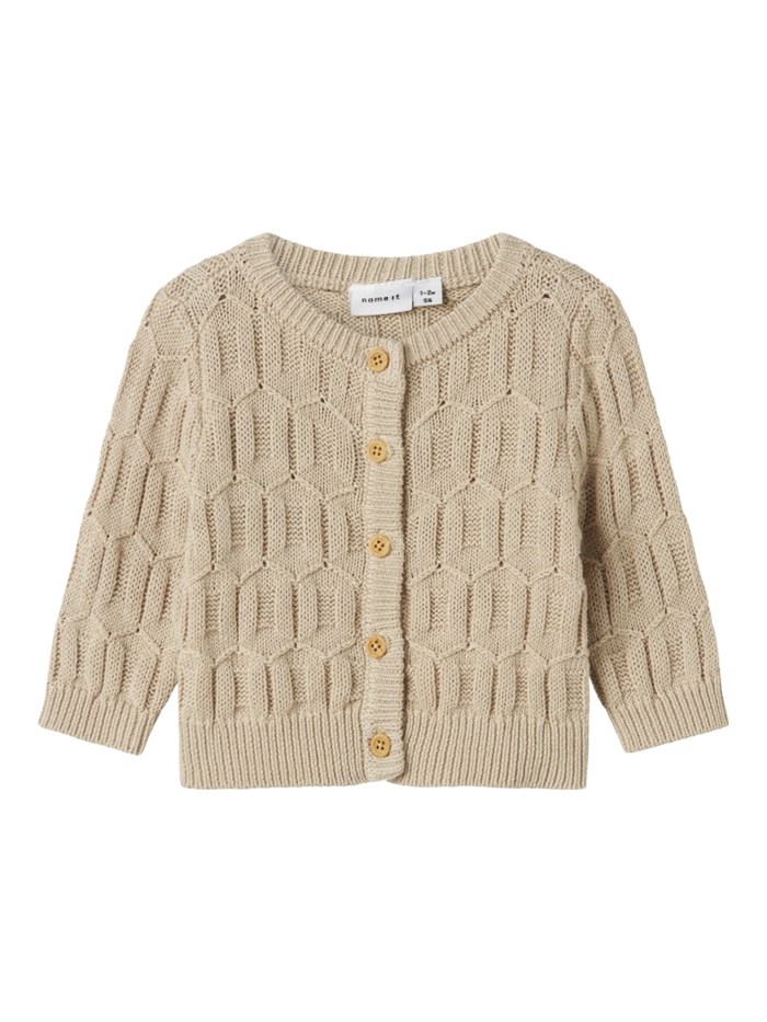 Name Lomma LS knit cardigan - Peyote