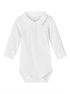 Name it Holger LS polo body - Bright White