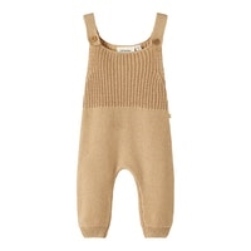 Lil' Atelier Laguno loose knit overall - Curds & whey