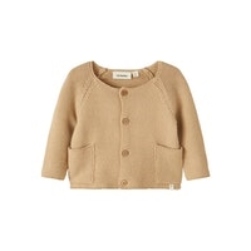Lil' Atelier Laguno loose knit cardigan - Curds & whey