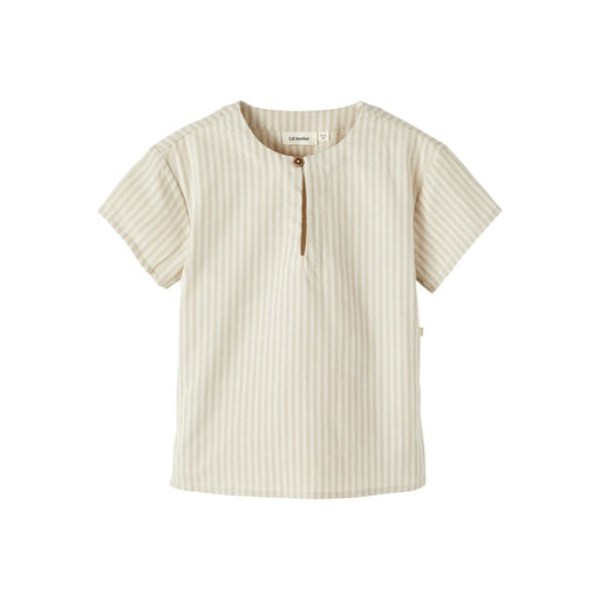 Lil\' Atelier Diogo SS Boxy shirt - Turtledove stripes