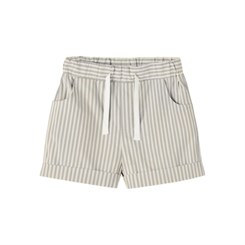 Lil' Atelier Diogo loose shorts - Harbor mist stripes