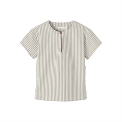 Lil' Atelier Diogo SS Boxy shirt - Harbor mist stripes