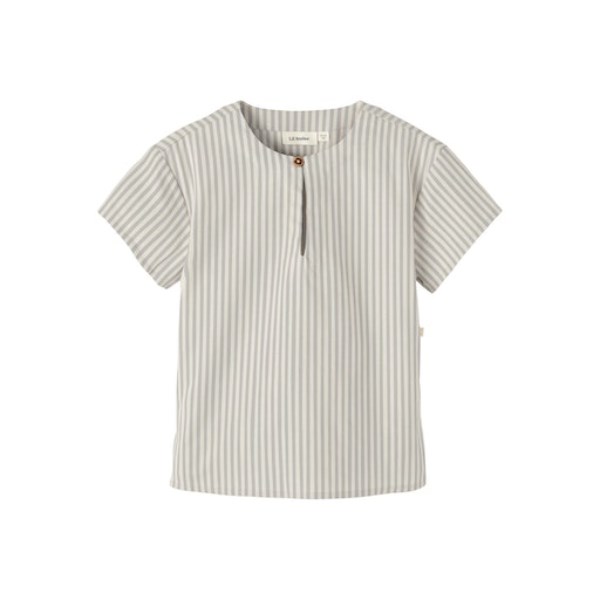 Lil\' Atelier Diogo SS Boxy shirt - Harbor mist stripes